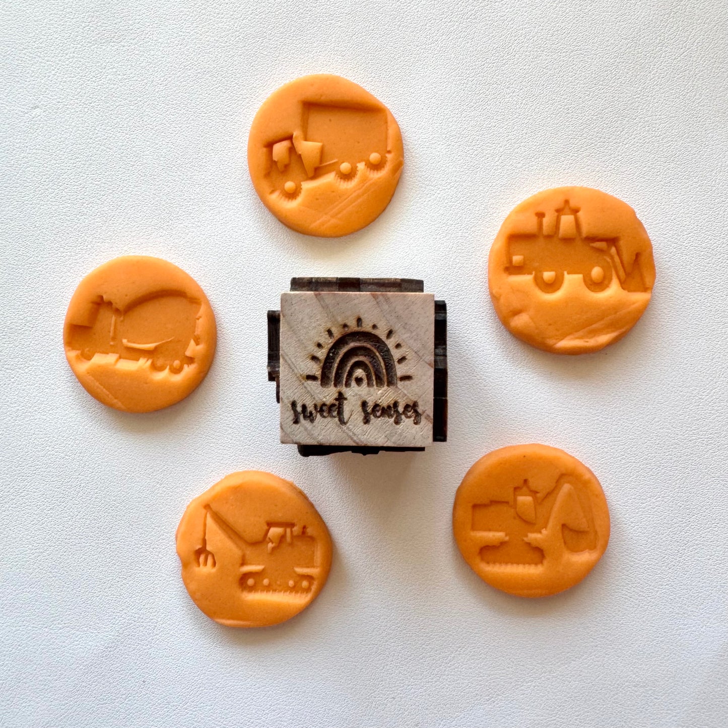Wooden stamp Under Construction