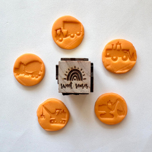 Wooden stamp Under Construction