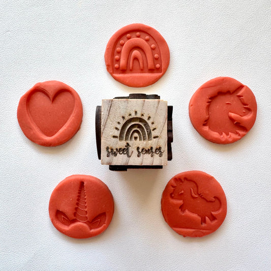 Wooden Unicorn Stamp